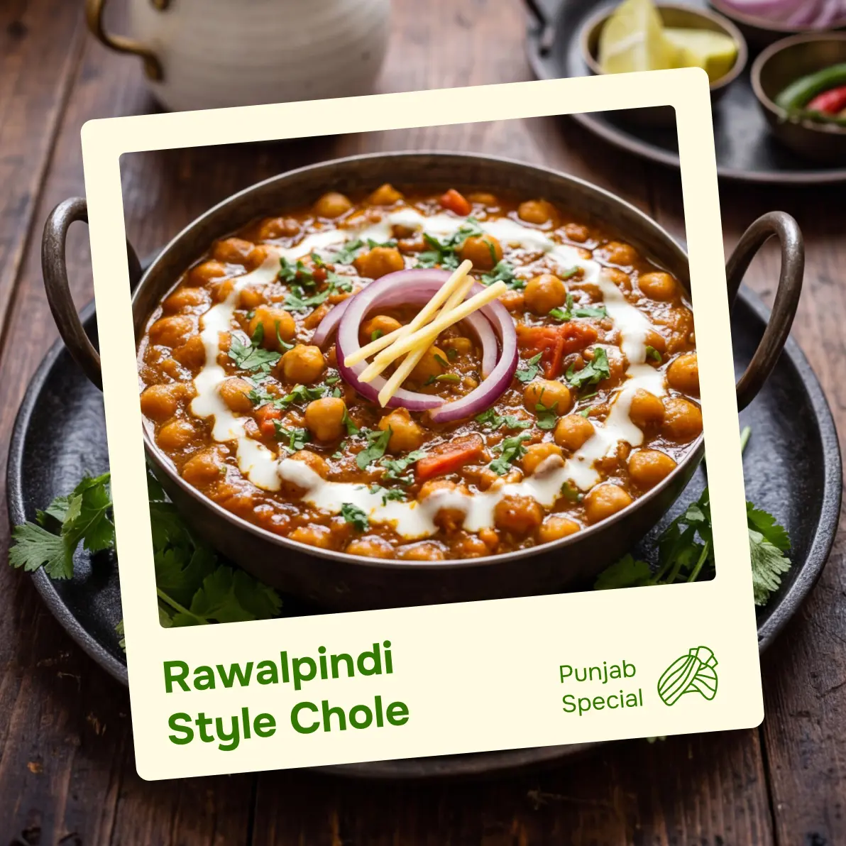 Rawalpindi Style Chole Punjabi Special
