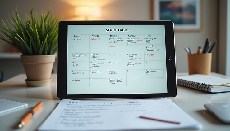 Creator workspace showing tools used to streamline workflow for subscription content creators