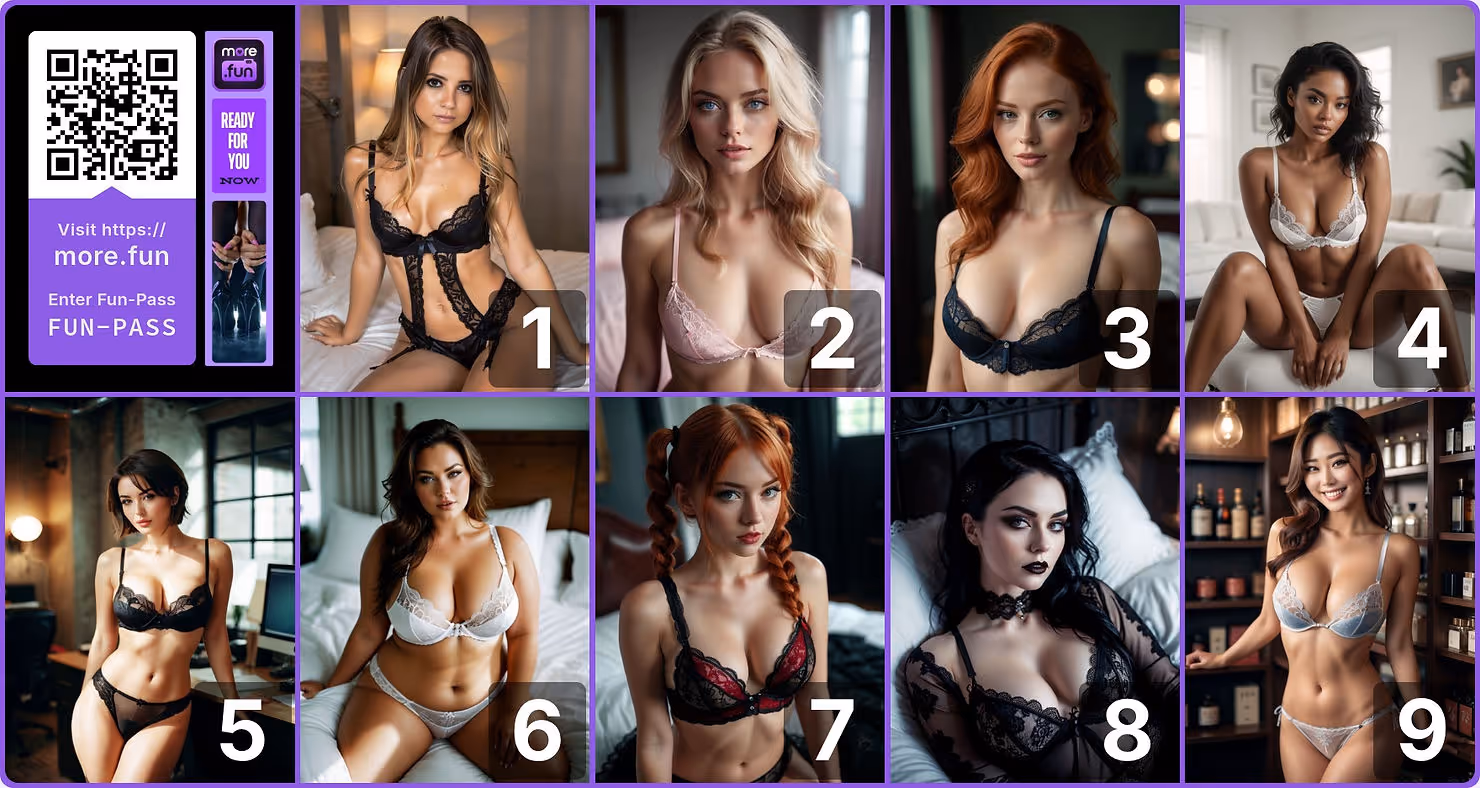 Sample collage with nine creators