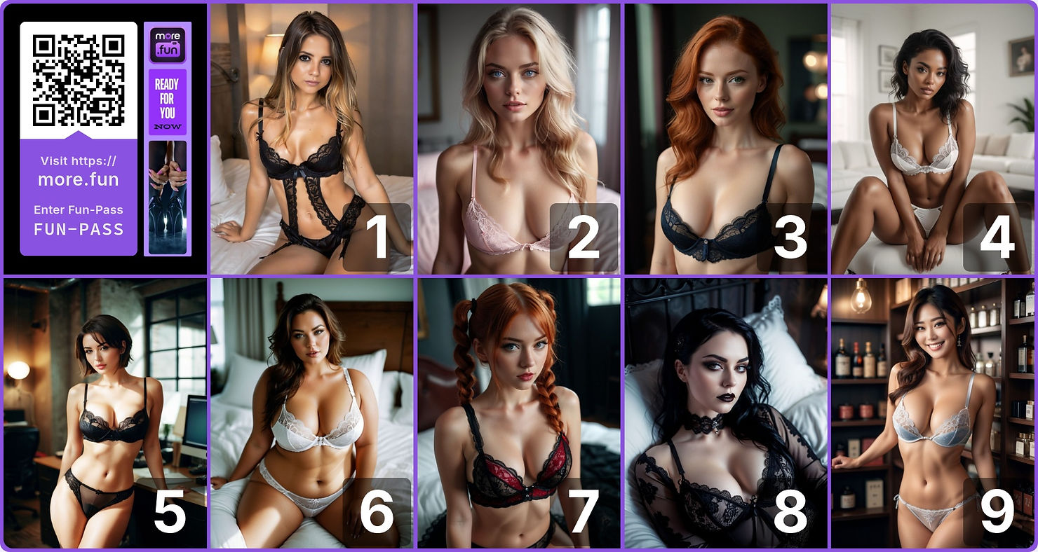 Sample collage with nine creators