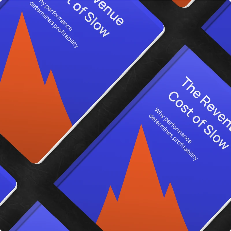 image of books titles "the revenue cost of slow"