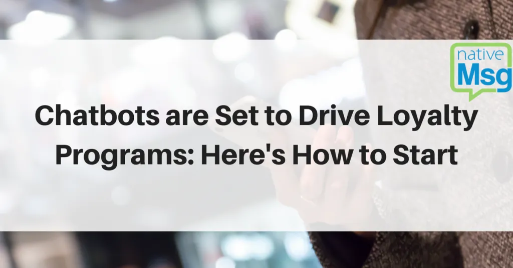 Womans hand holding mobile phone: Chatbots for Loyalty Programs