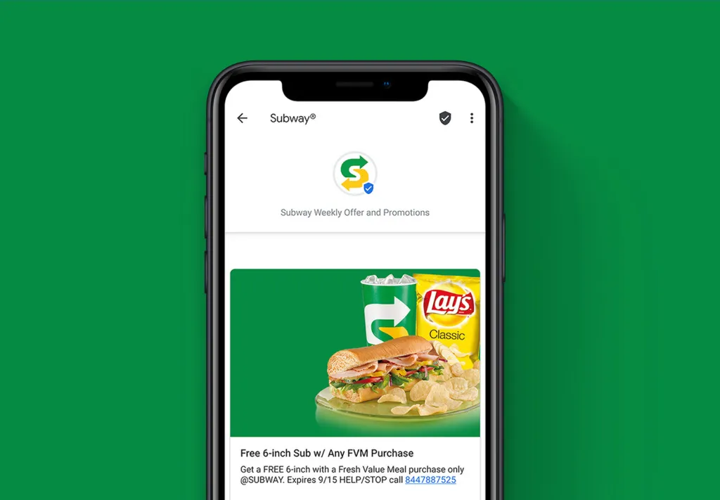 subway rcs messaging