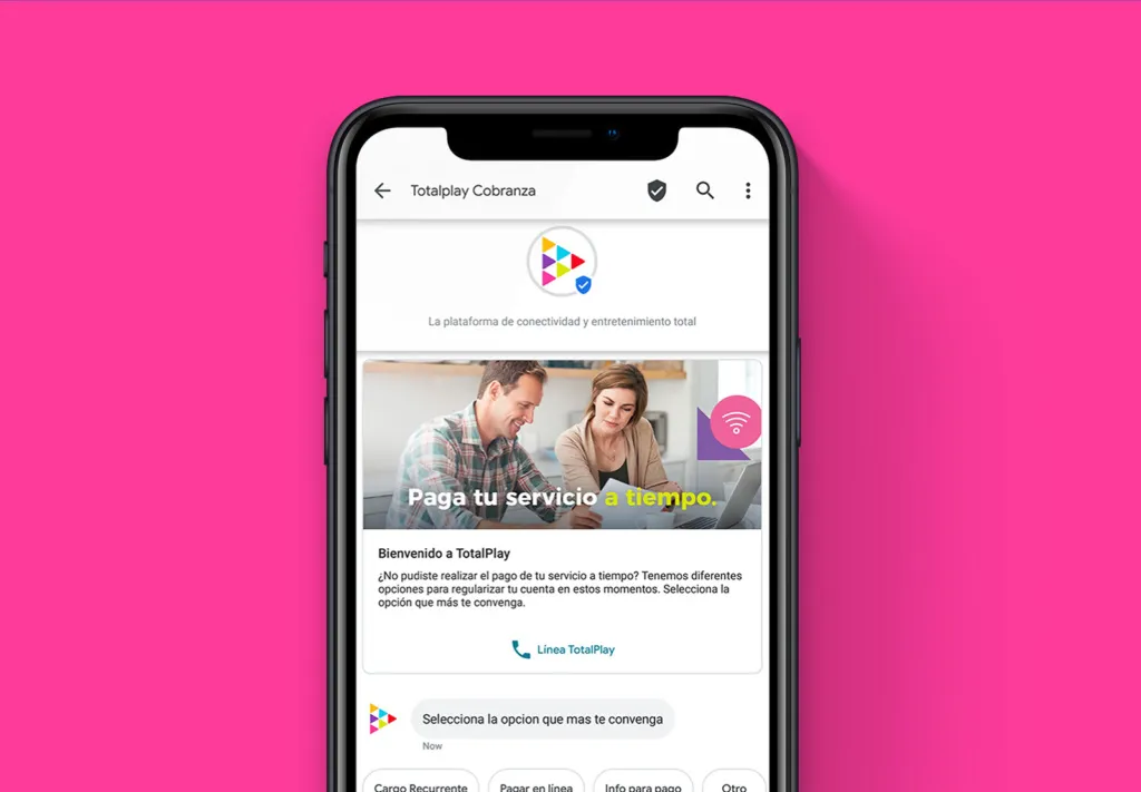 totalplay rcs messaging example