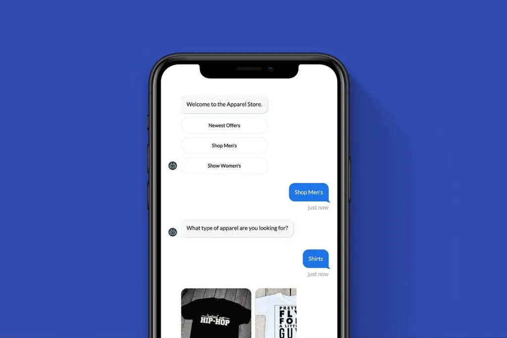 example of what conversation commerce looks like