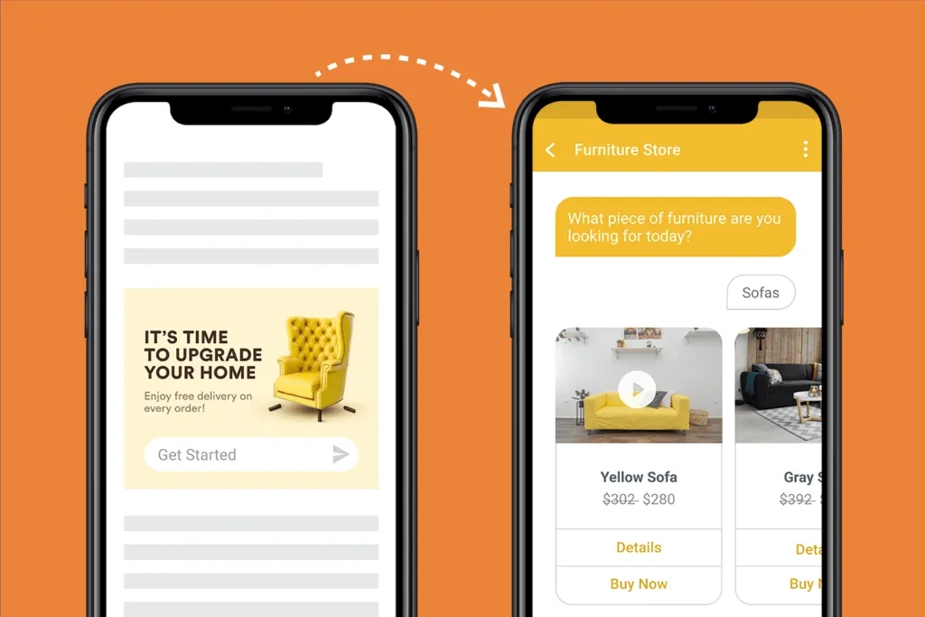 conversational ad workflow