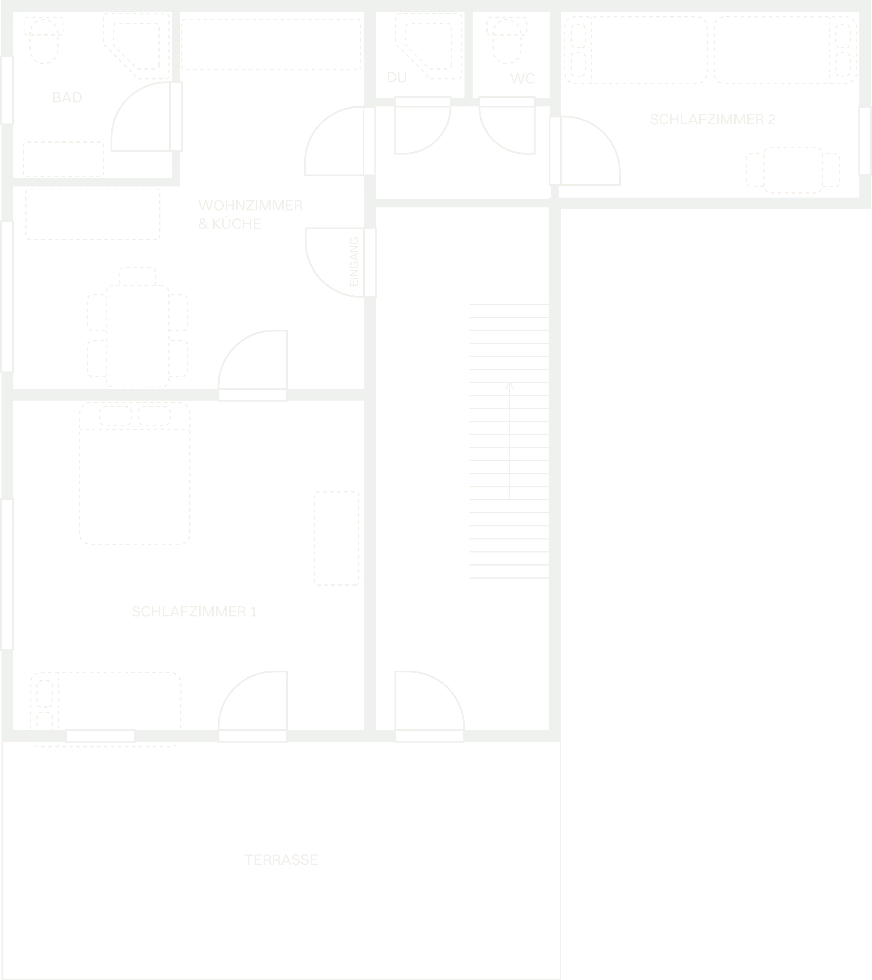 Grundriss der Ferienwohnung Waldblick
