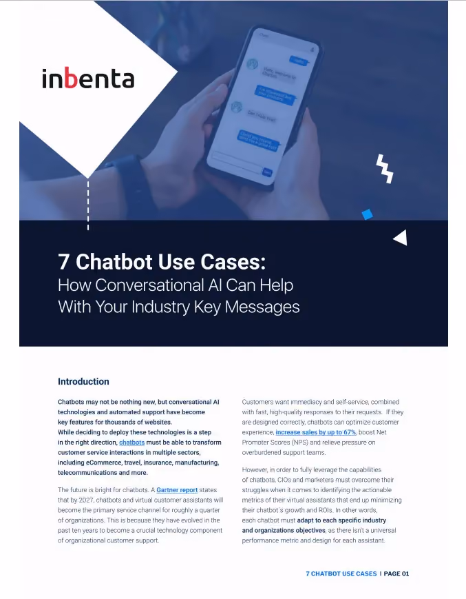 7 Chatbot Use Cases
