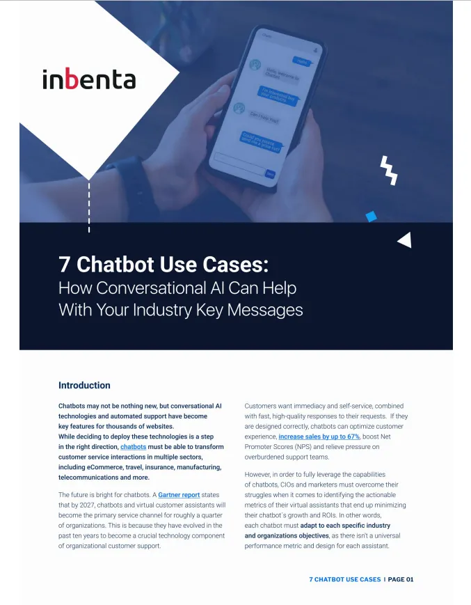 7 Casos de uso do chatbot