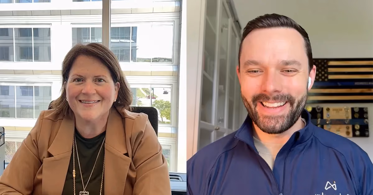 |Melissa Solis, CEO da Inbenta AI, e Adam Highfill, diretor de marketing da Inbenta AI