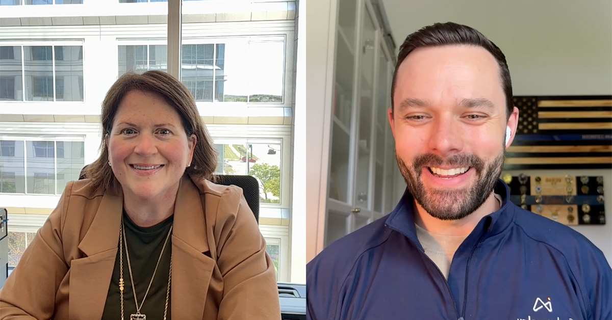 |Melissa Solís, directora ejecutiva de Inbenta AI, y Adam Highfill, director de marketing de Inbenta AI.