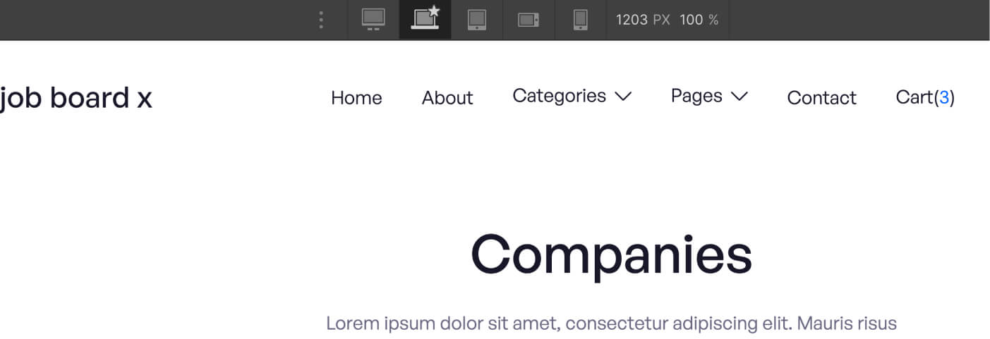 Responsive Design - Job Board X Webflow Template