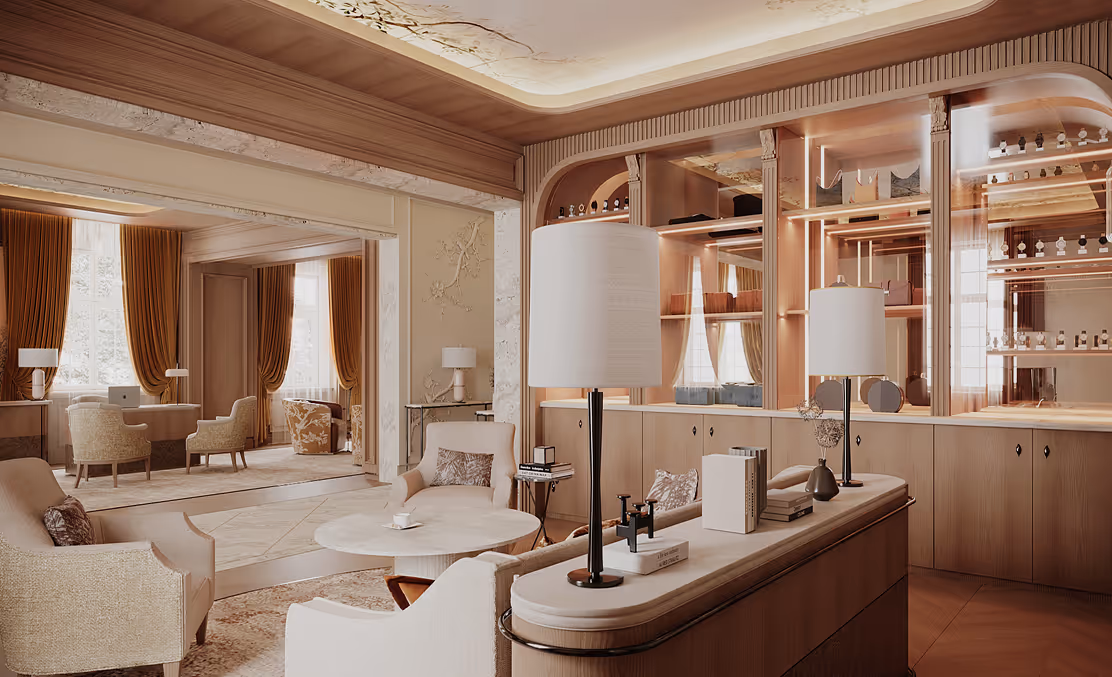 Luxuriöse und elegante Suite im Relais d'Amboise, Schlosshotel am Ufer der Loire im Loiretal.