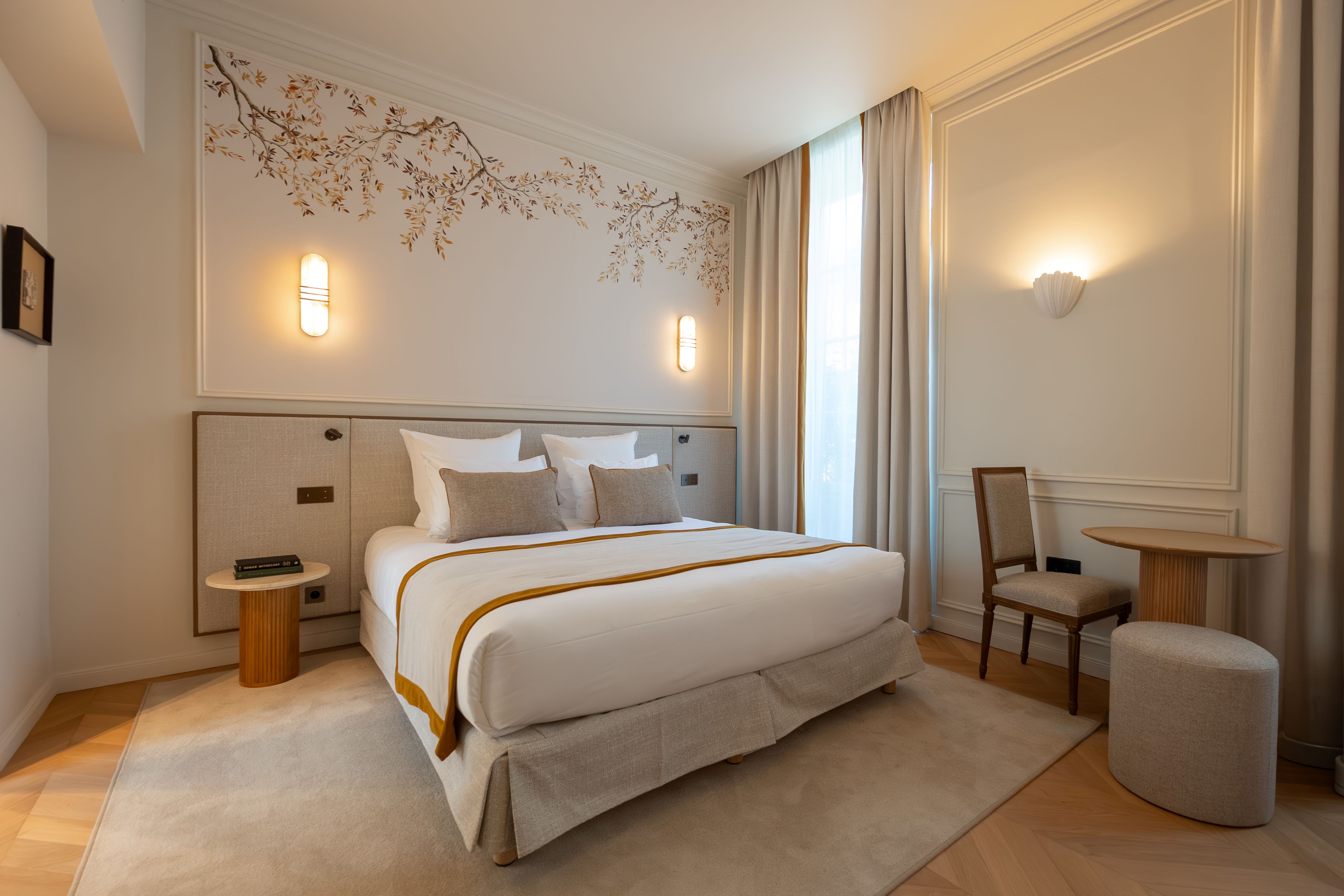 Chambre Supérieure du Relais d'Amboise, château hôtel éco-responsable pour un séjour dans la Vallée de la Loire en Indre-et-Loire.