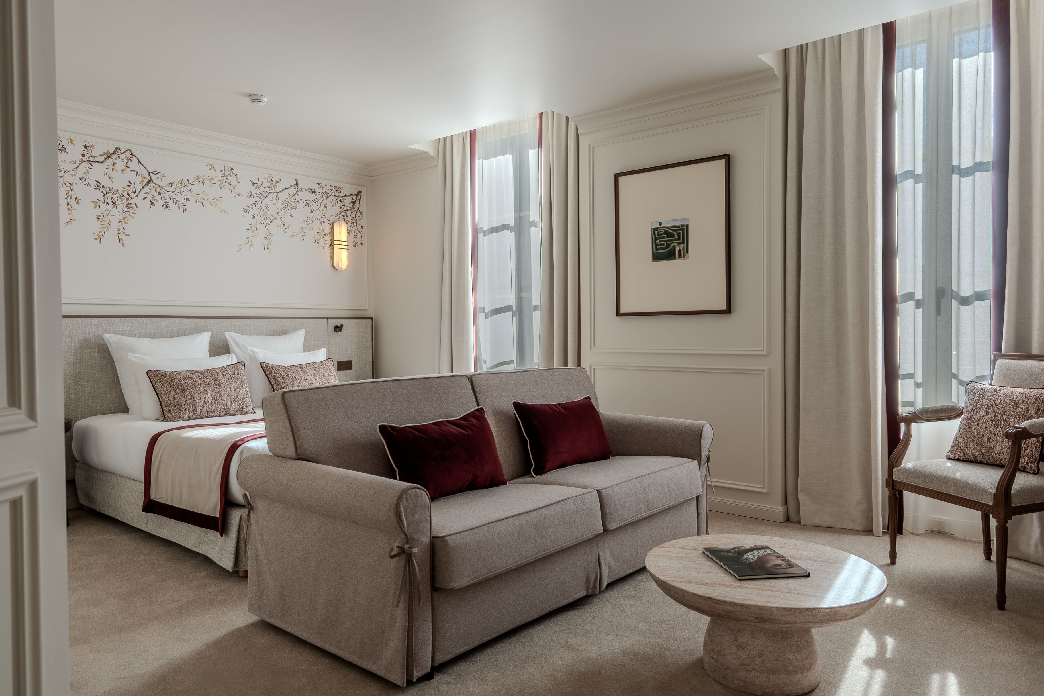 Junior Suite vue Château du Relais d'Amboise