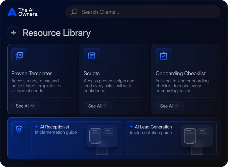 resource tab of AI Owners