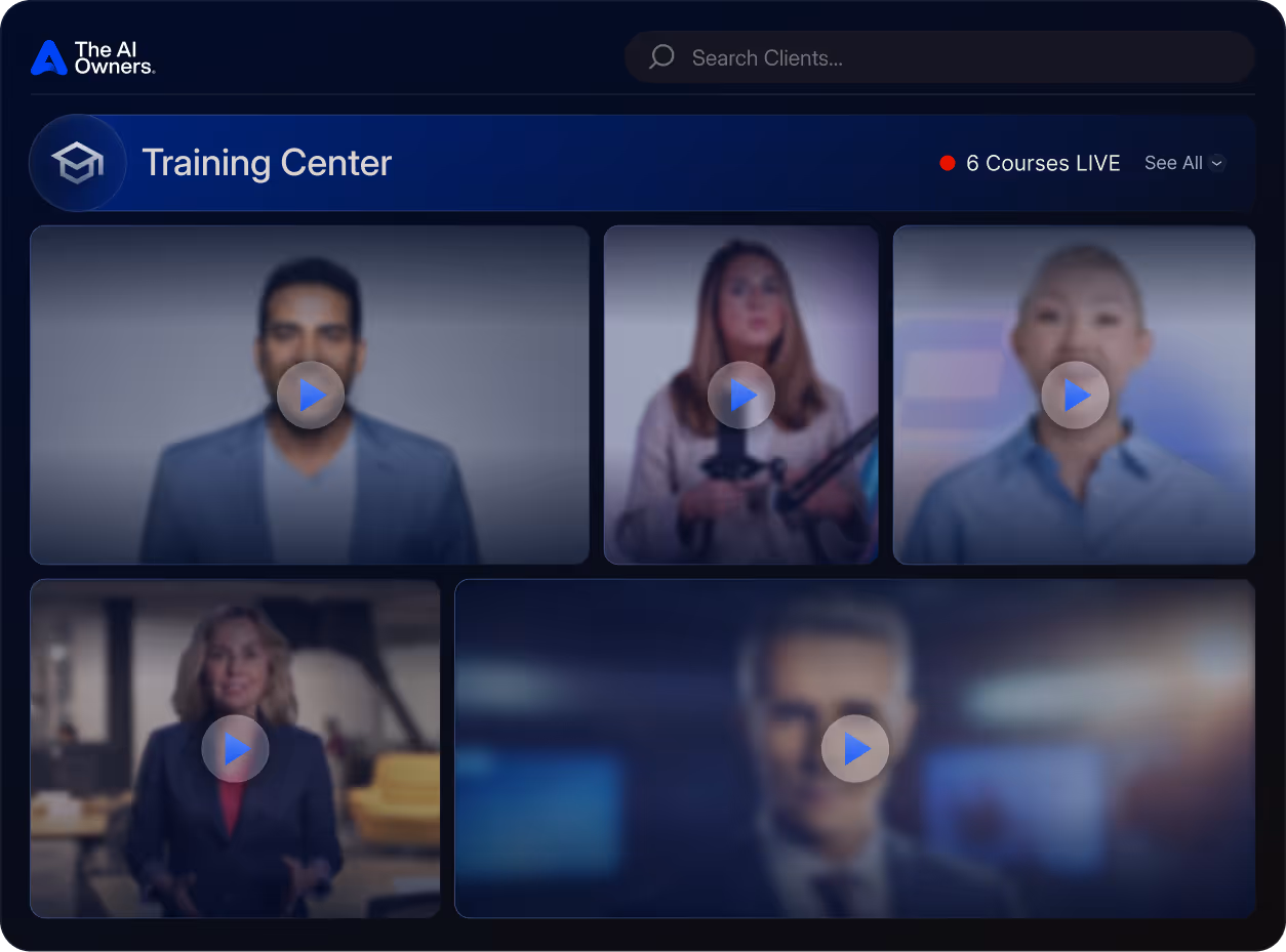 training tab of AI Owners