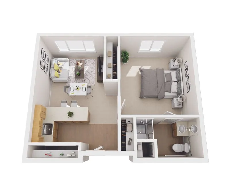 One Bedroom Apartment