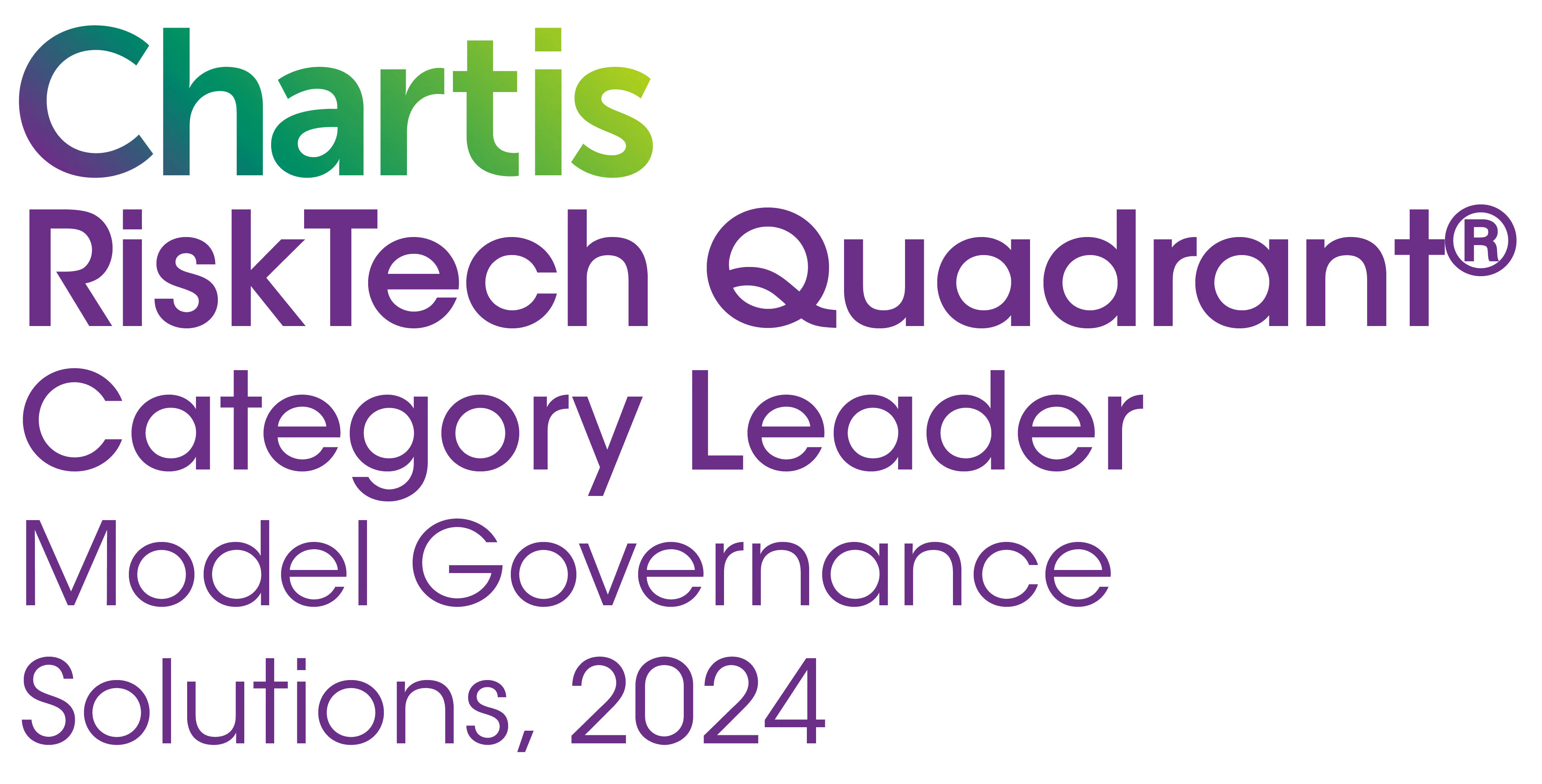 Chartis RiskTech Quadrant Category Leader Model Governance Solutions, 2024