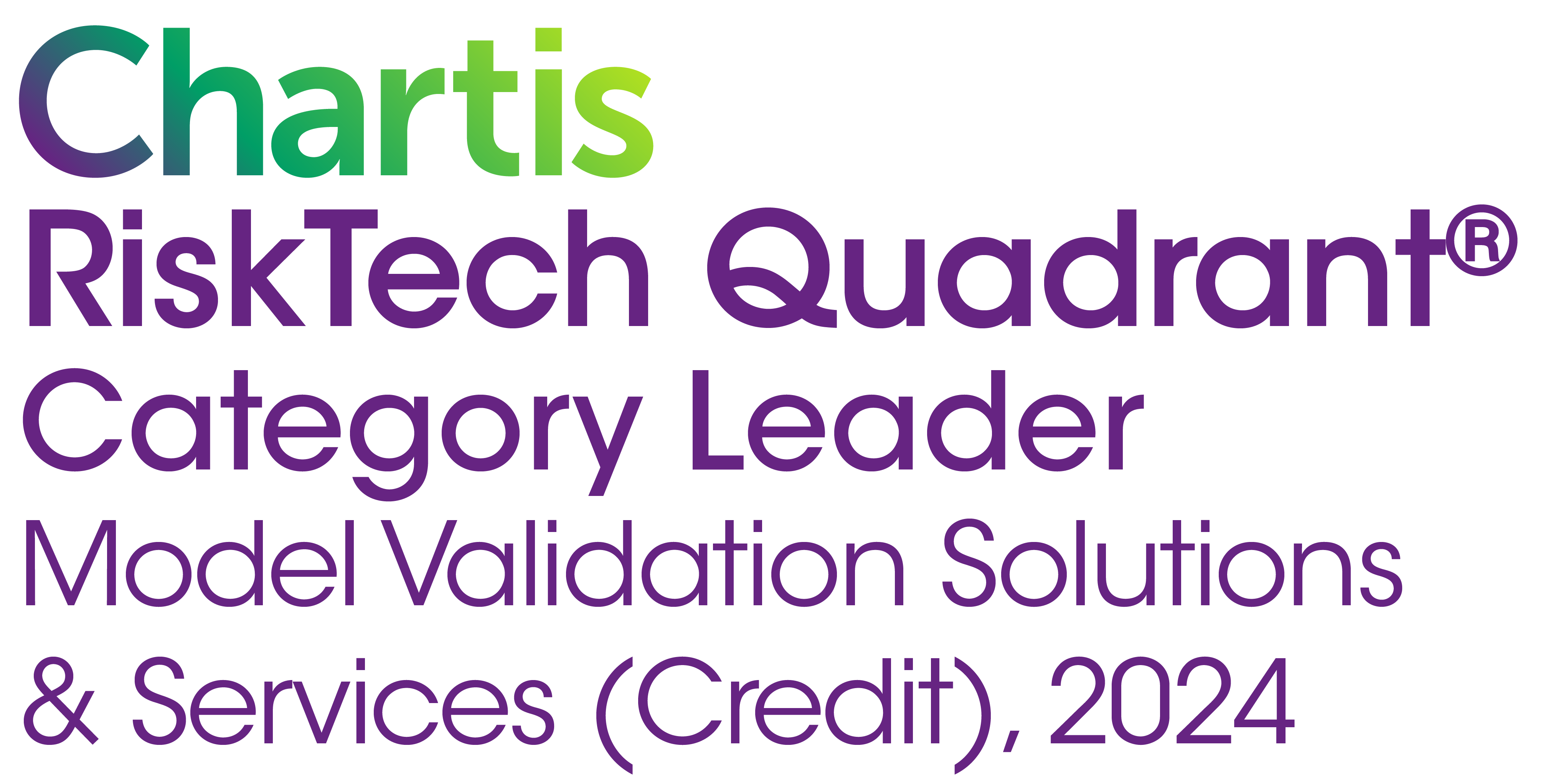 Chartis Risk Tech Quadrant Category Leader Model Validation Solutions & Services, 2024 Yields