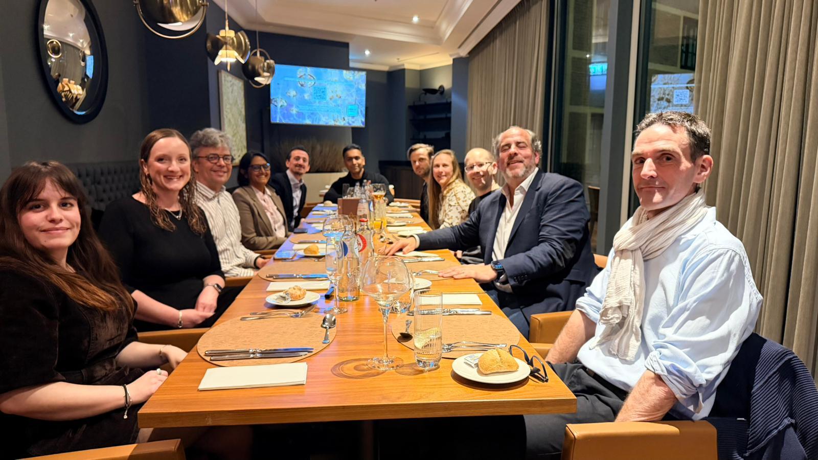 Yields on Tour dinner in Brussels