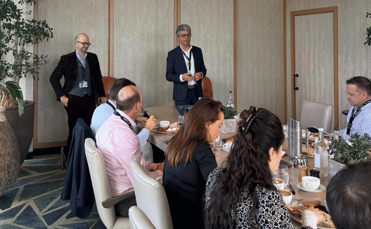 Participants in discussion during the roundtable