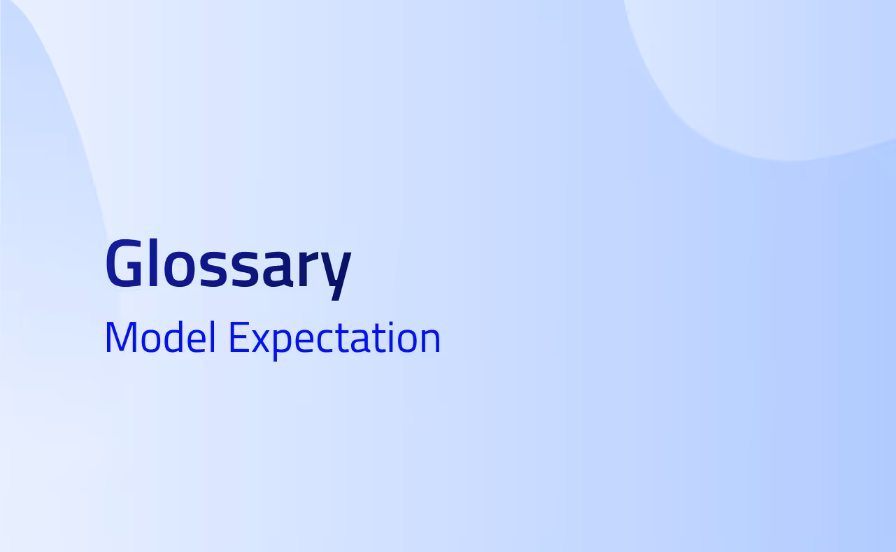Model Expectation definition