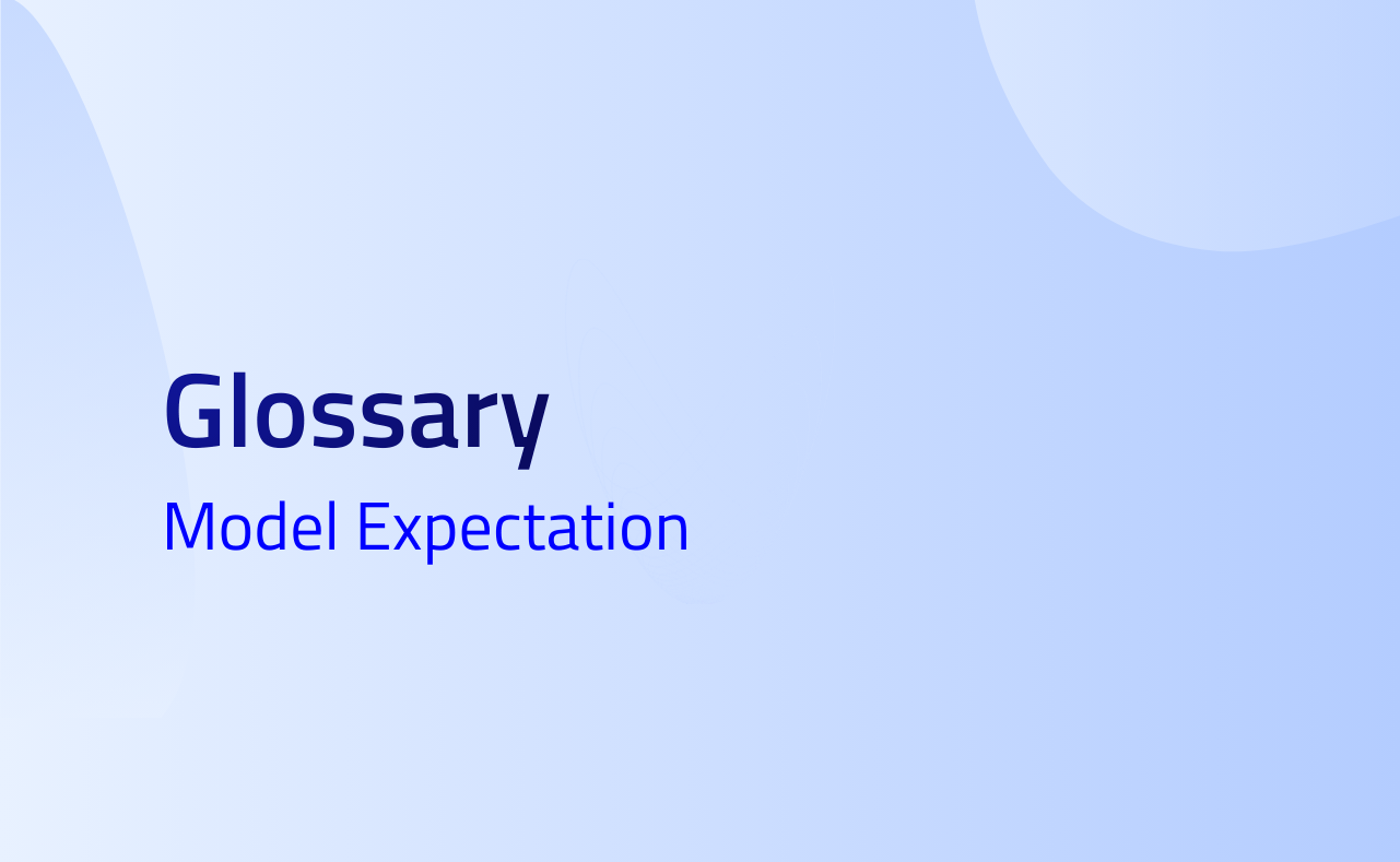 Model Expectation definition
