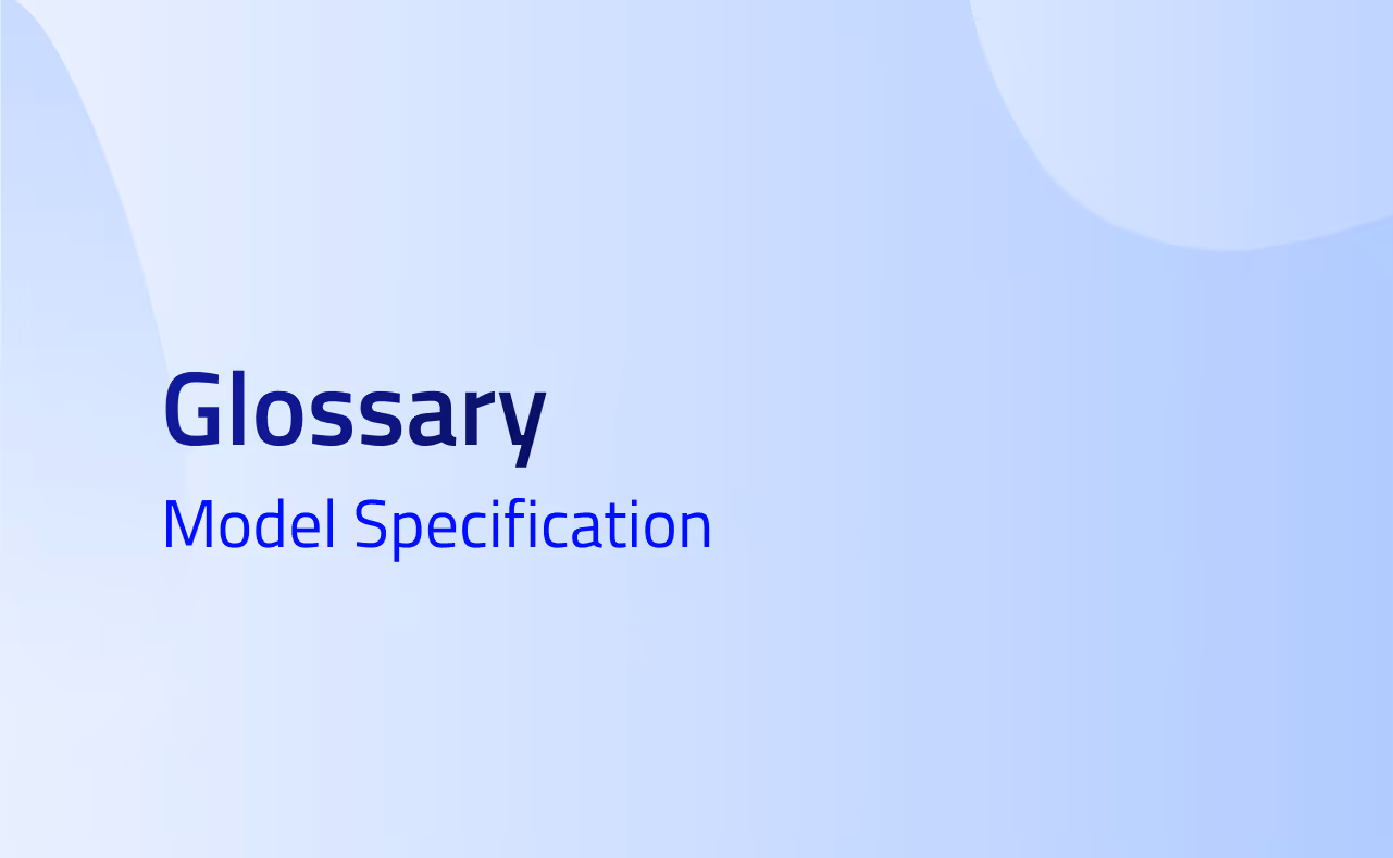 Model Specification definition