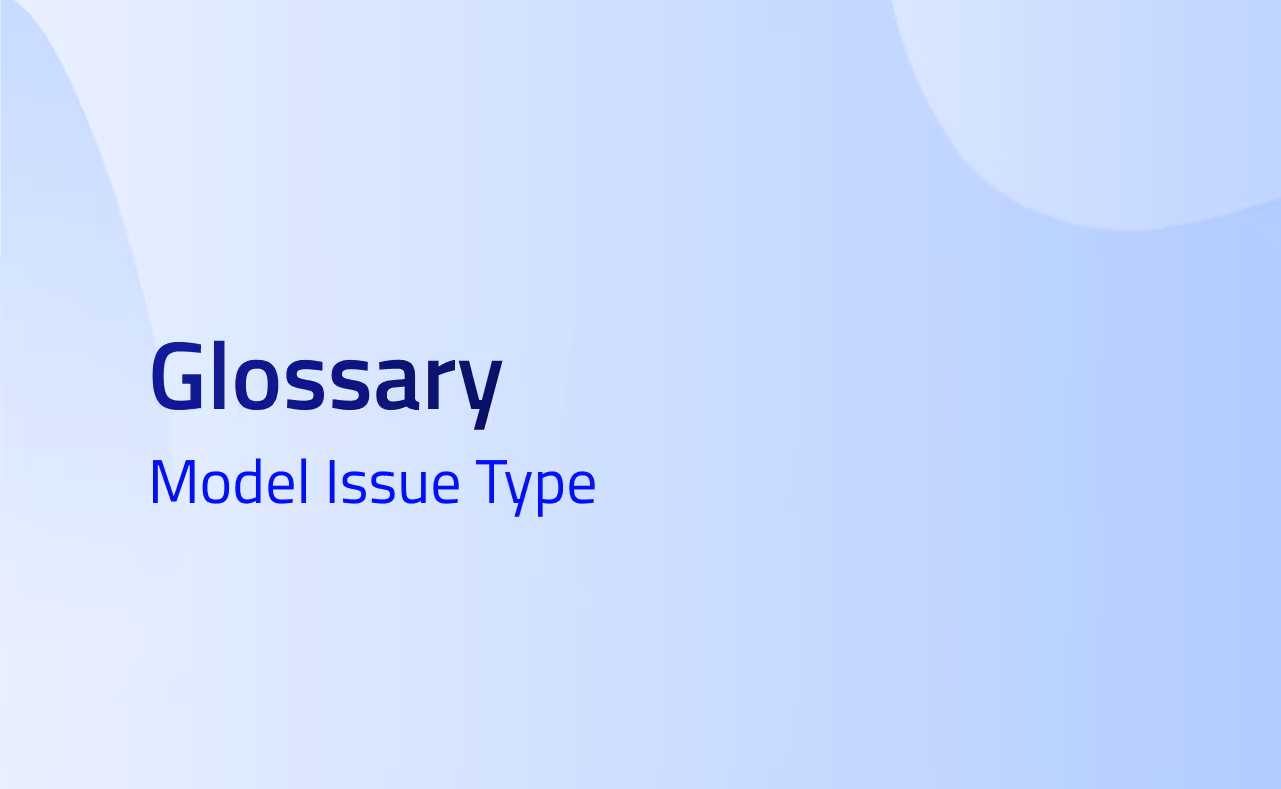 Model Issue Type definition