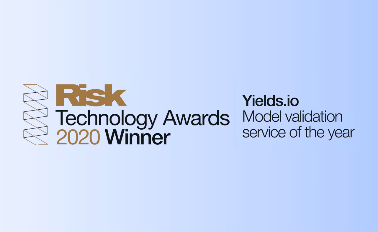 Yields Model Validation Service of the Year 2020