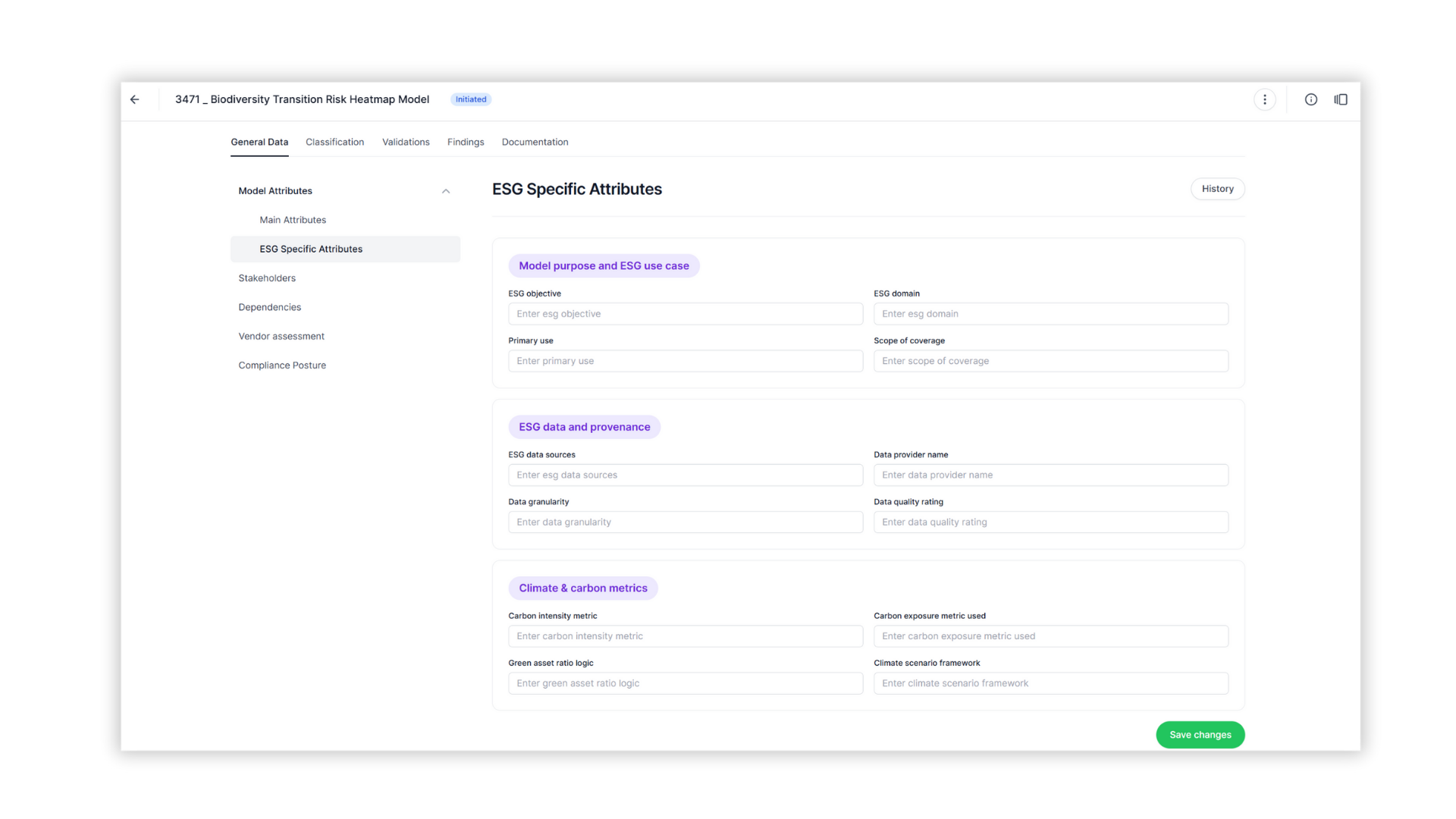 ESG - Inventory Model Risk