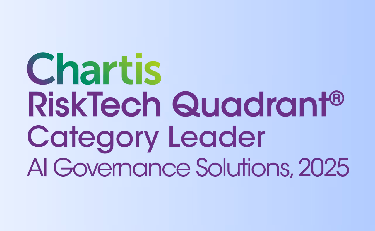 Chartis RiskTech Quadrant Category Leader AIGovernance Solutions Yields