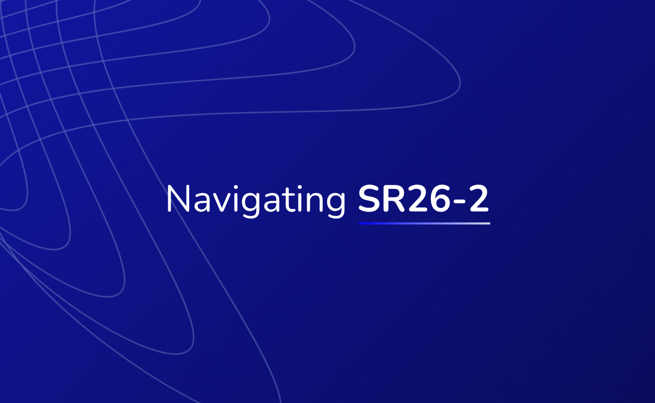 Navigating SR26-2