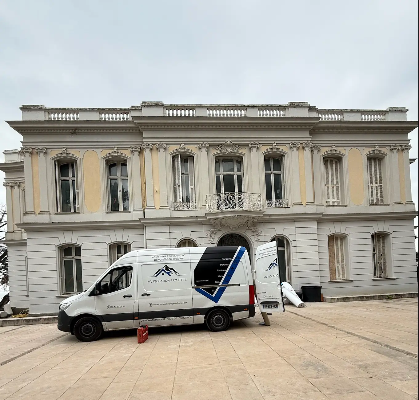 MVisolation sur chantier Nice isolation bâtiment  Côte d'Azur