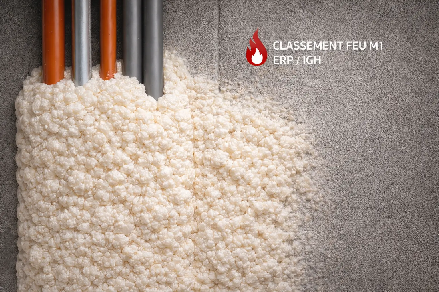 Mousse polyuréthane coupe-feu acoustique M1 ERP - Var 83 Monaco