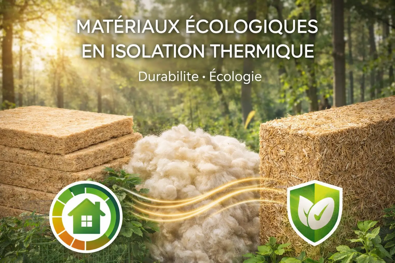 Matériaux écologiques isolation thermique durable - solutions environnementales MVisolation