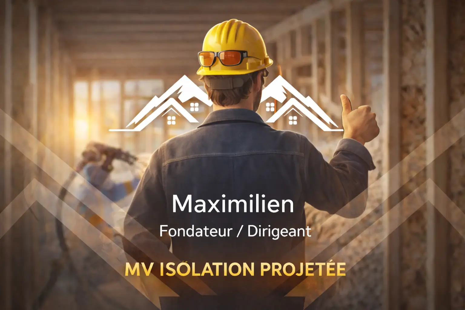 Maximilien fondateur dirigeant MVisolation expert isolation polyuréthane Alpes-Maritimes
