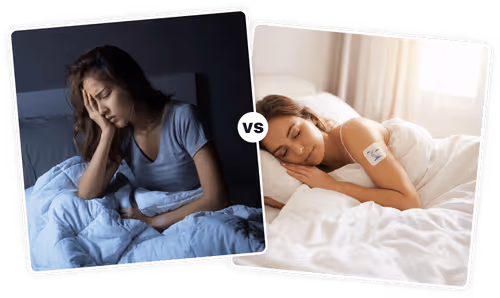 Comparação de sono