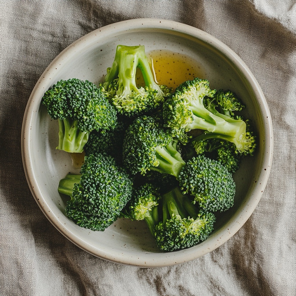 Brocoli vapeur huile d'olive bébé — Mamacita