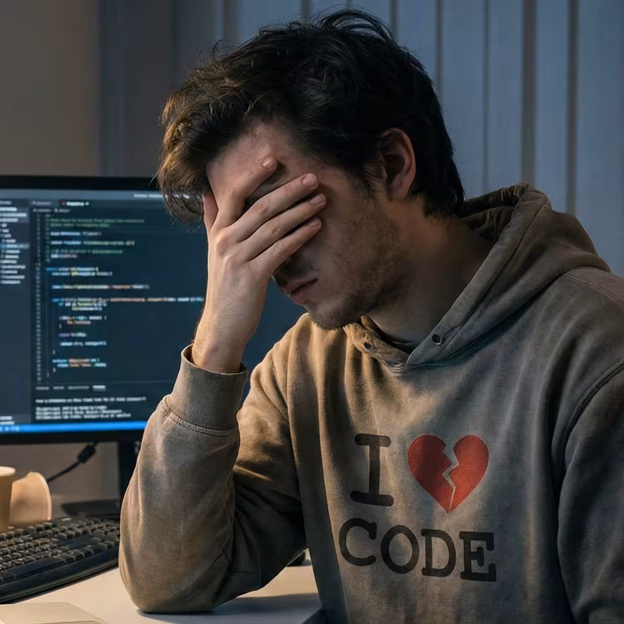 בונה אתרים שמשתמש בכלי AI אוטומטיים מיואש בהביצועים שלהם