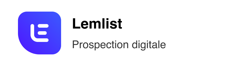 Outil Lemlist de prospection digitale