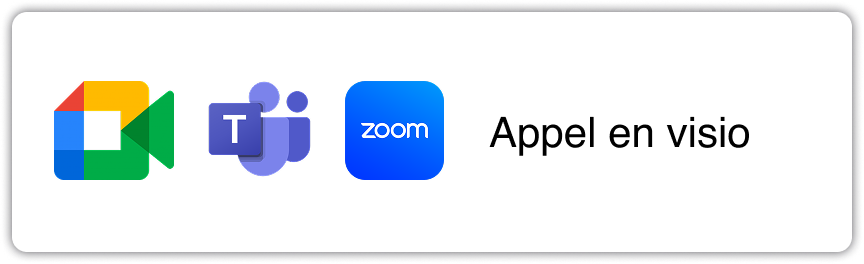 Bloc Google Meet, Microsoft Teams et Zoom