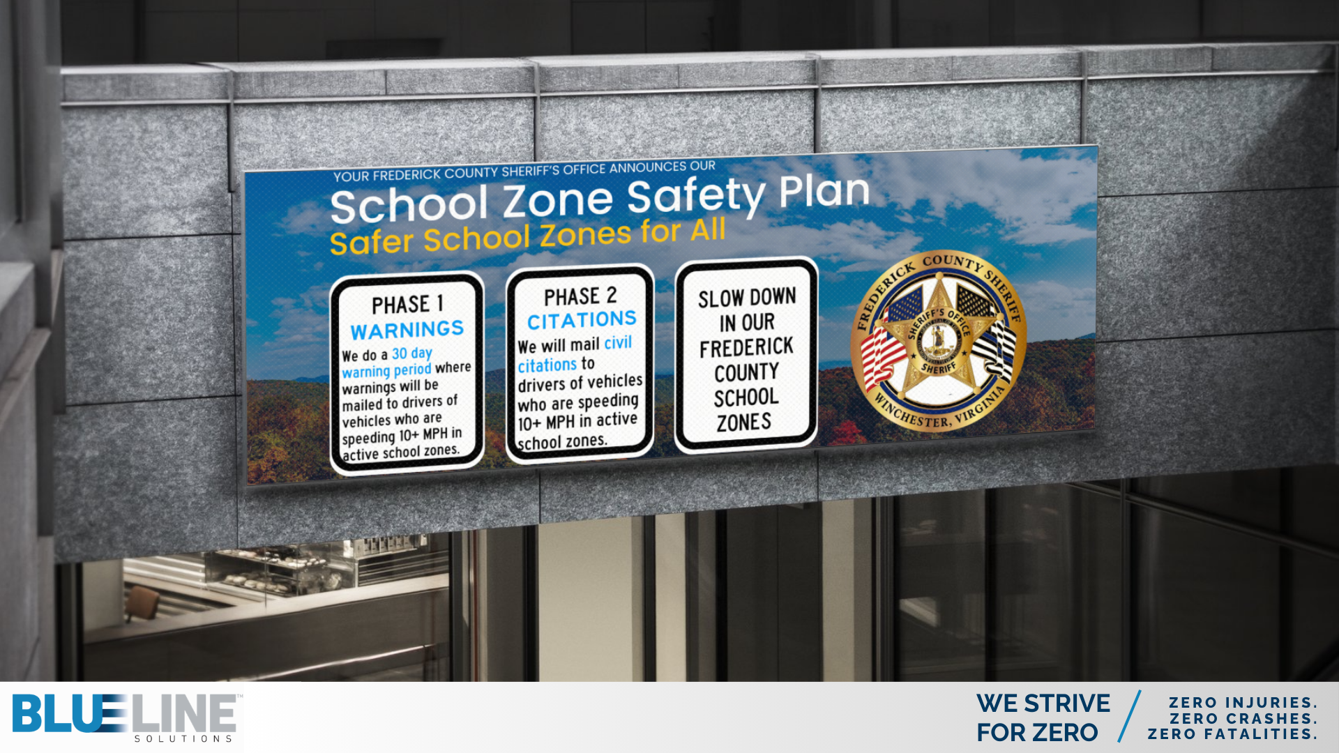 Frederick County, VA Launches School Zone Safety Program Focused on Prevention