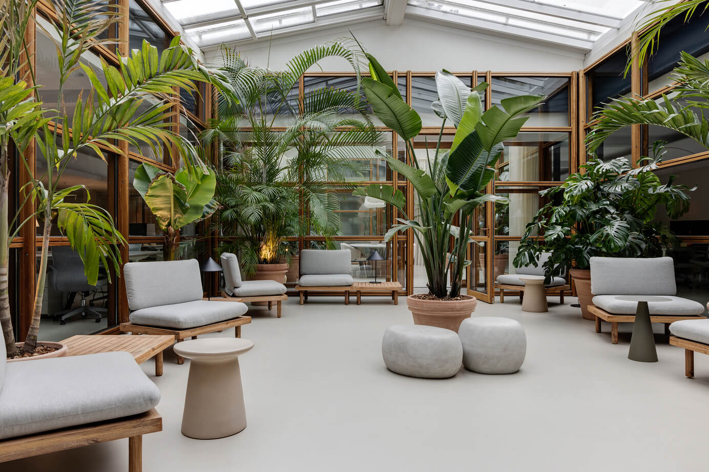 The And Agency atrium, planted throughout