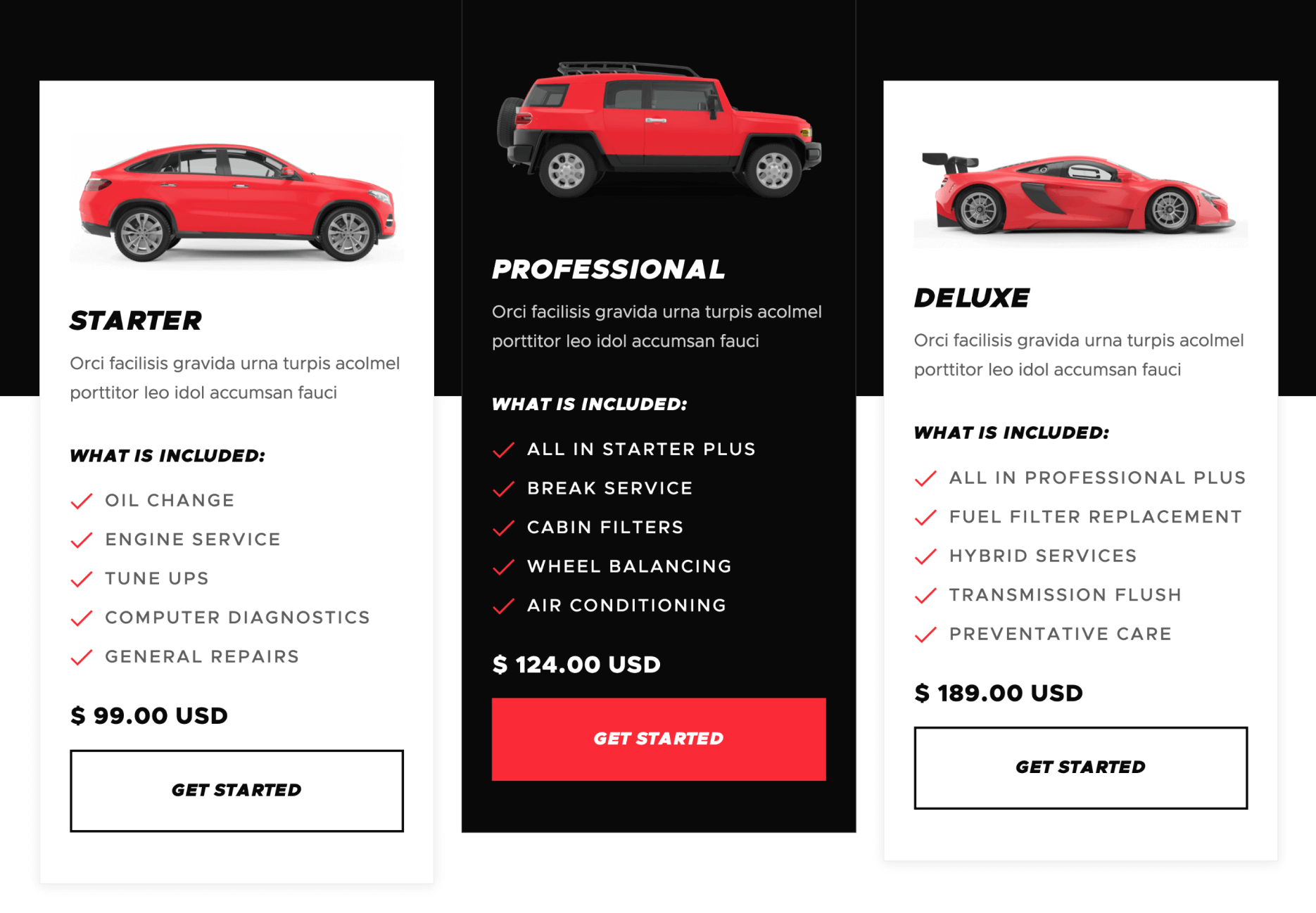 eCommerce Products - Autocar X Webflow Template