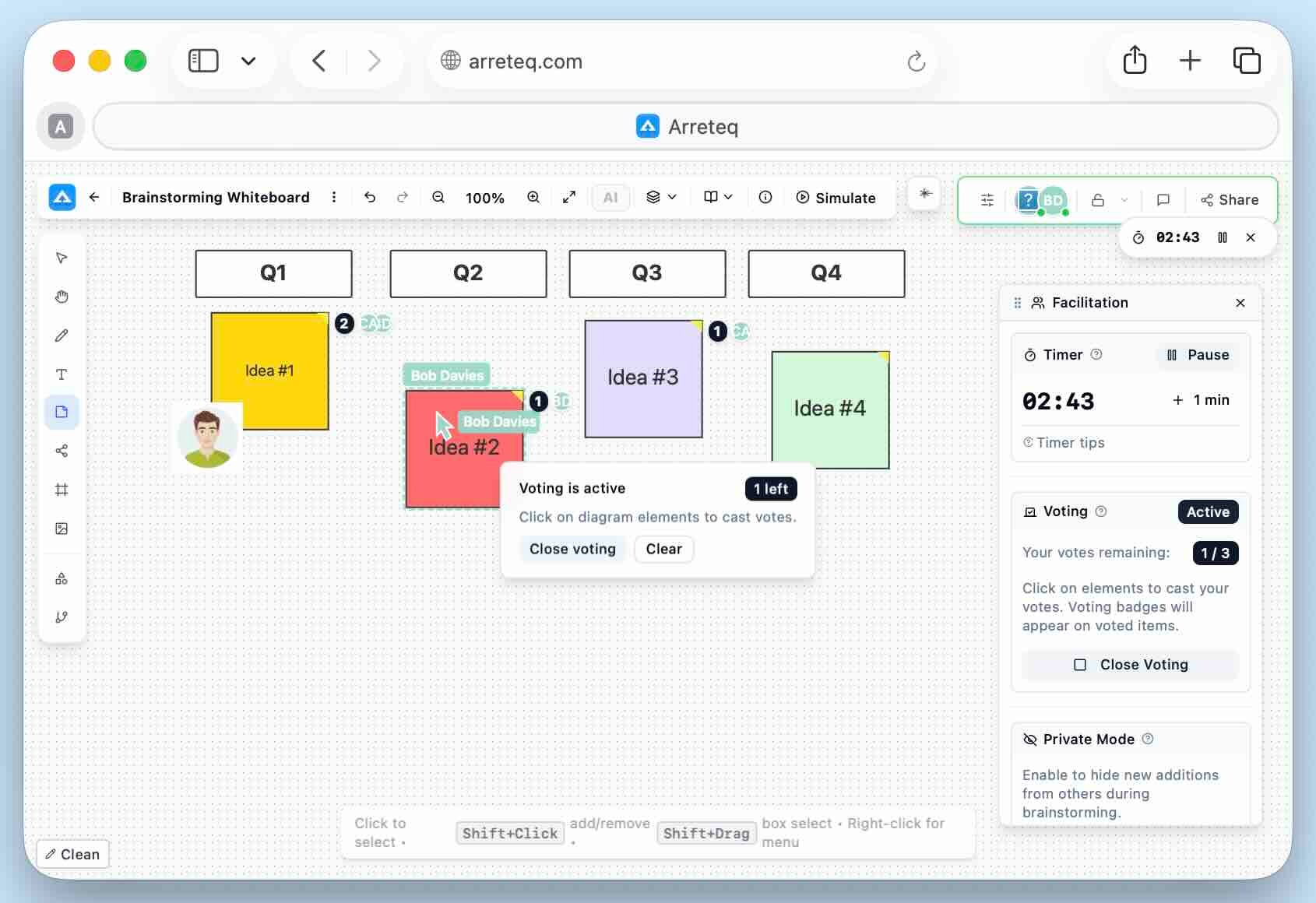 Arreteq Compliance Tracking dashboard showing regulatory framework mapping and control validation status
