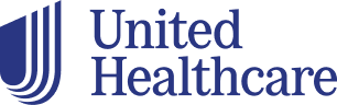 UnitedHealthcare logo with stylized 'U' symbol and text.