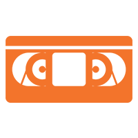 Icon of a VHS tape symbolizing analog-to-digital video transfer