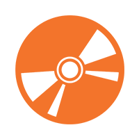 CD or DVD icon symbolizing disc-to-digital conversion